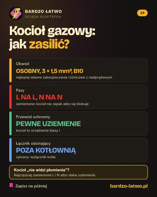 Ściąga: Kocioł gazowy: jak zasilić