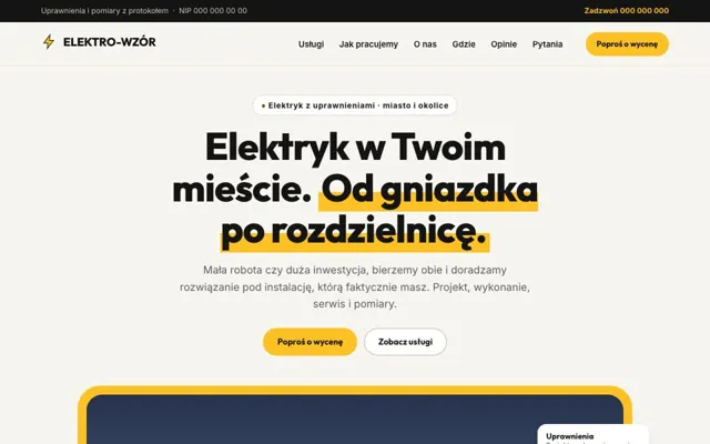 Styl dla elektryka: Jasny