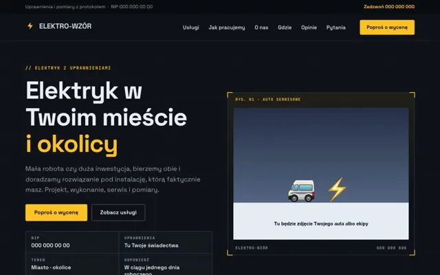 Styl dla elektryka: Techniczny
